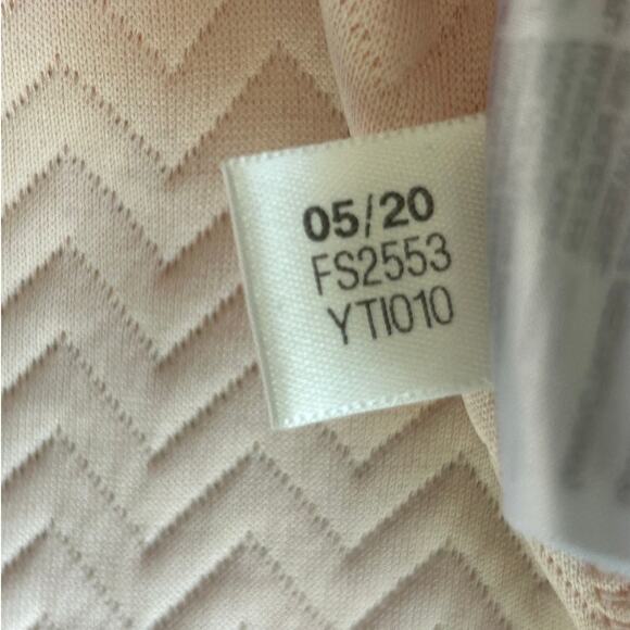 Adidas Pink ZigZag Textured Full Zip Jacket, Size Small - Picture 9 of 11